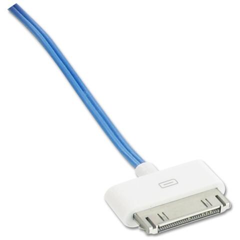 PS00302-0002, Auto, Telefono cellulare, MP3, Accendisigari, Blu, Bianco, iPhone, iPod - Foto 1