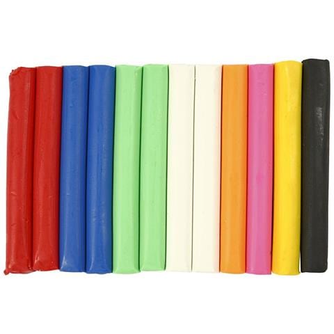 786950 Argilla da modellare 200g Multicolore 12pezzo (i) composto per ceramica e modellazione - Foto 1
