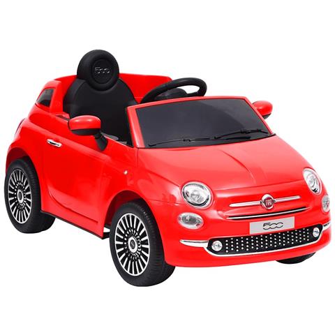 Auto Elettrica Per Bambini Fiat 500 Rossa - Foto 1
