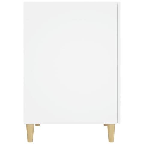 Scrivania Bianca 140x50x75 Cm In Legno Multistrato - Foto 9