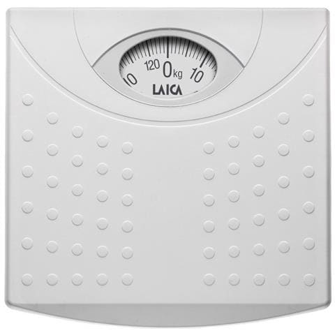 Pesapersone Meccanica PS2015 con Portata 125 Kg Corpo in Acciaio Tappeto Anti-Scivolo Colore Bianco - Foto 2