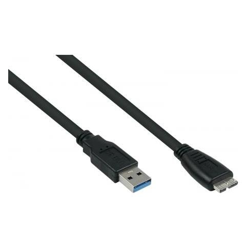 Alcasa Uk30p-amb-018s Cavo Usb 1,8 M Usb 3.2 Gen 1 (3.1 Gen 1) Usb A Micro-usb B Nero - Foto 1