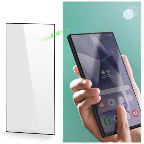 Vetro Temperato Per Samsung Galaxy S24 Ultra Adesione Totale - Foto 2