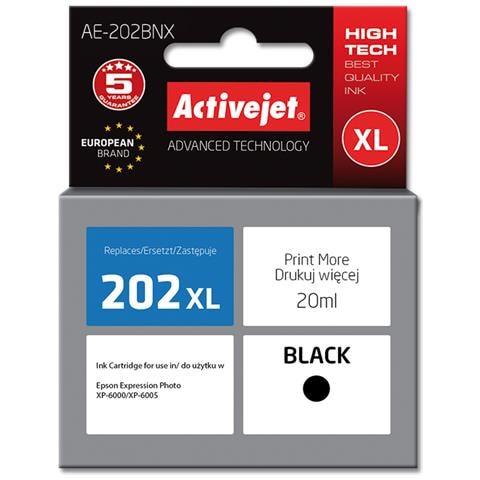 AE-202BNX cartuccia d'inchiostro 1 pz Compatibile Resa elevata (XL) Nero - Foto 1