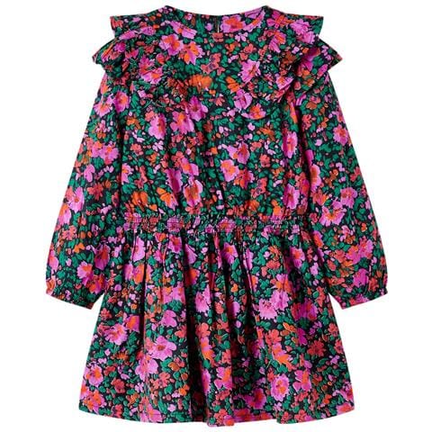 Abito Da Bambina A Maniche Lunghe Fucsia 128 - Foto 1