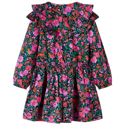 Abito Da Bambina A Maniche Lunghe Fucsia 128 - Foto 2