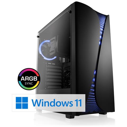 PC Gaming M10850H AMD Ryzen 7 5700G RAM 16 GB DDR4 SSD 1000 GB Windows 11 Home - Foto 1