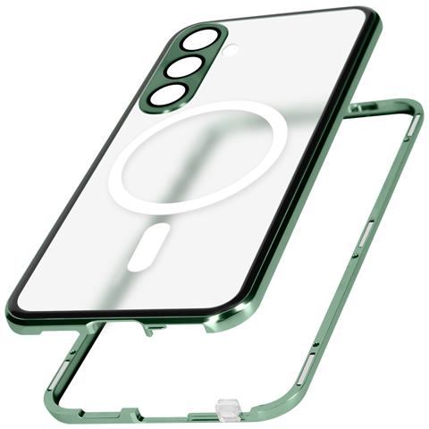 Cover 360° Magsafe Per Galaxy S24 Retro Rigido Vetro Temperato - Foto 1