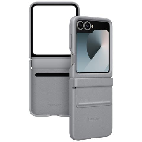Cover Originale Kindsuit Caseper Z Flip6 Ssiicone Soft-touch, Grigio - Foto 1