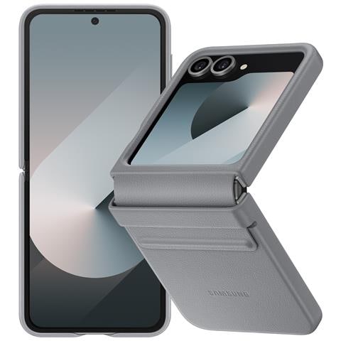 Cover Originale Kindsuit Caseper Z Flip6 Ssiicone Soft-touch, Grigio - Foto 5