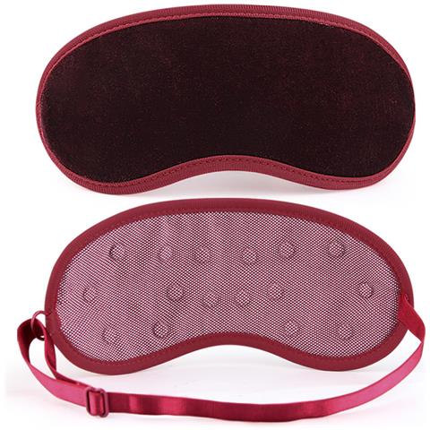 Maschera Magnetica Per Gli Occhi. Benda Per Gli Occhi Per Dormire Red - Foto 1