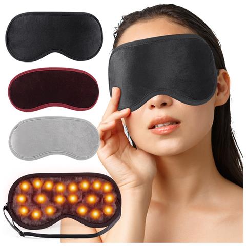 Maschera Magnetica Per Gli Occhi. Benda Per Gli Occhi Per Dormire Red - Foto 3