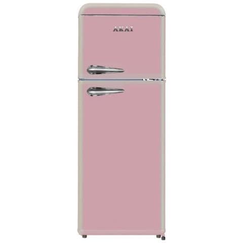 Frigo Vintage Rosa Doppia Porta Akai Classe F Capacità Lorda /Netta 240/204 Litri Colore Rosa - Foto 1