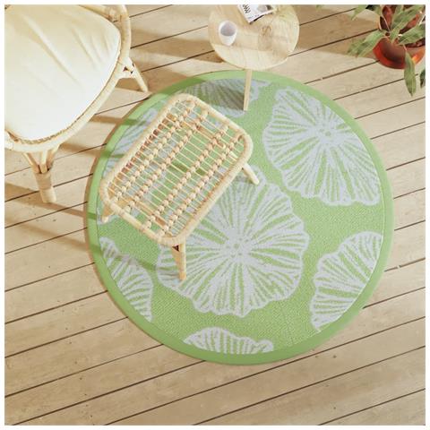 Tappeto Da Esterno Verde 120 Cm In Pp - Foto 1