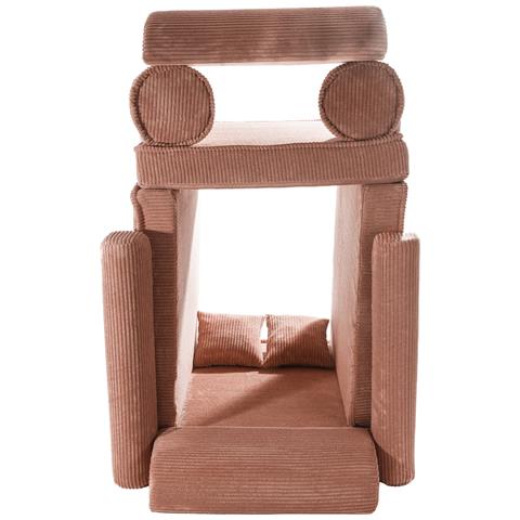Divano Modulare In Schiuma Per Bambini, Aesthetic, Rosa - Foto 5