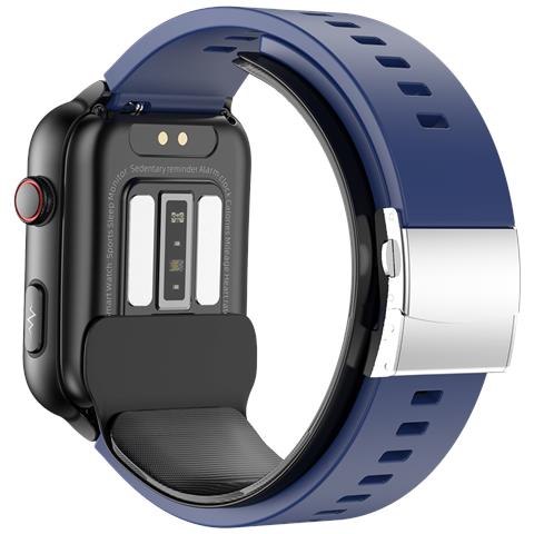 Smartwatch, Schermo Da 1,91 Pollici, Pressione Sanguigna, Frequenza Cardiaca, Ossigeno Nel Sangue Darkblue - Foto 2