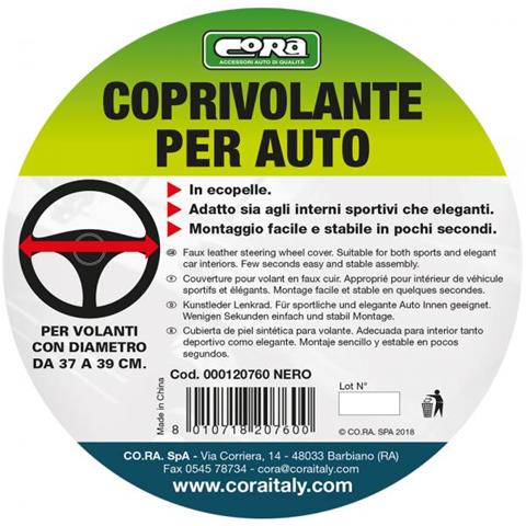 Coprivolante In Ecopelle Nero - Foto 3