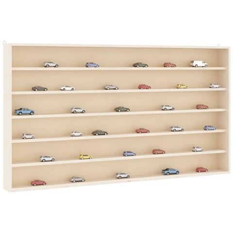 Teca Da Collezione In Legno Con 6 Ripiani 80x8,5x55 Cm - Foto 1