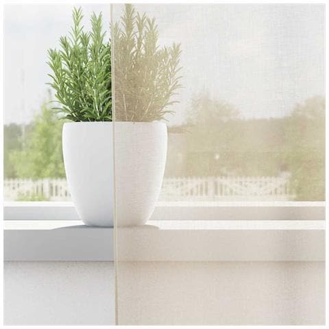 Tende In Voile Con Occhielli 2 Pz Crema 140x260 Cm - Foto 3