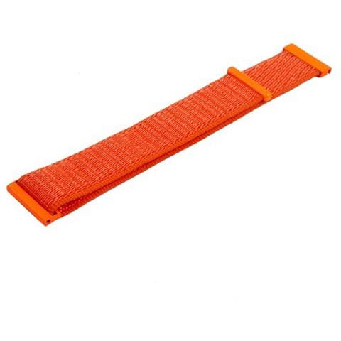 Cinturino Universale In Nylon Per Orologi Da 20 Mm. Sistema Di Sgancio Rapido Per Un Facile Cambio. 19x1x0,3 Cm. Arancia - Foto 2