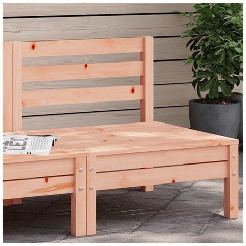 Lusso Casadino - Divano Senza Braccioli Da Giardino In Legno Massello Di Douglas - Foto 8