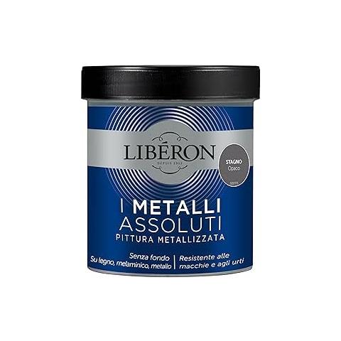 Pittura Metallizzata I Metalli Assoluti Stagno Opaco 500ml - Foto 1