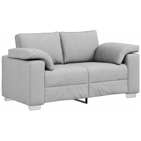 Divanetto  Grigio nuvola da 120 cm in tessuto - Foto 1