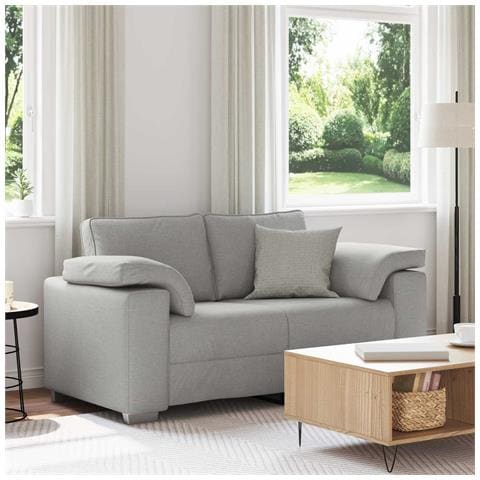 Divanetto  Grigio nuvola da 120 cm in tessuto - Foto 2