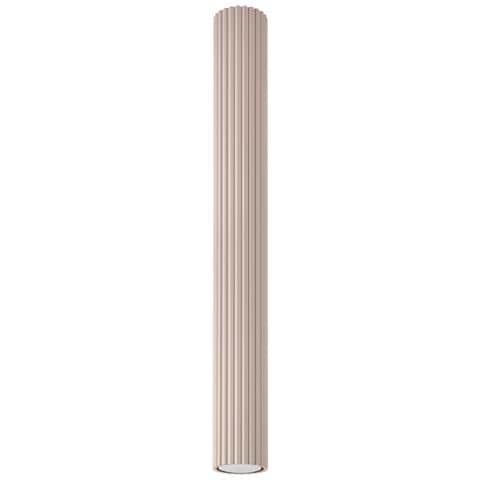 Lampada Da Soffitto Karbon 60 Taupe Sl. 1767 - Minimalist Lampada A Soffitto Talpa 60x6.5x6.5 Cm - Foto 1