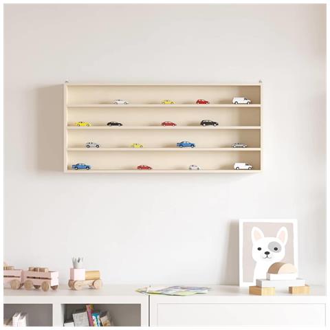 Scatola Espositiva in Legno Marrone 80 x 8,5 x 36 cm - Foto 2