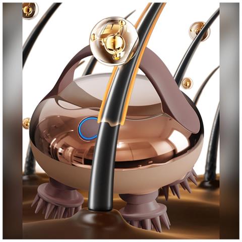 Massaggiatore Elettrico Per Agopunti Della Testa Con Artigli In Silicone - Foto 2