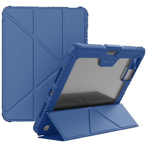 Cover per iPad Air 13 (2025) - Pelle /PU, Blu, Auto Wake /Sleep - Foto 1