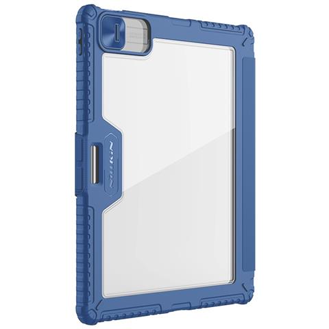 Cover per iPad Air 13 (2025) - Pelle /PU, Blu, Auto Wake /Sleep - Foto 4