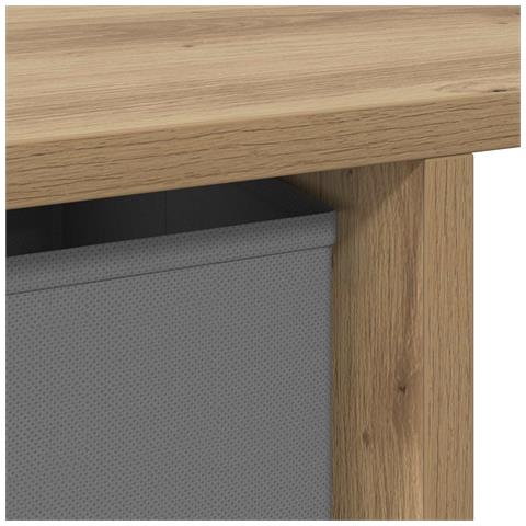 Scrivania Rovere artigianale 100 x 40 x 75 cm Legno multistrato - Foto 9