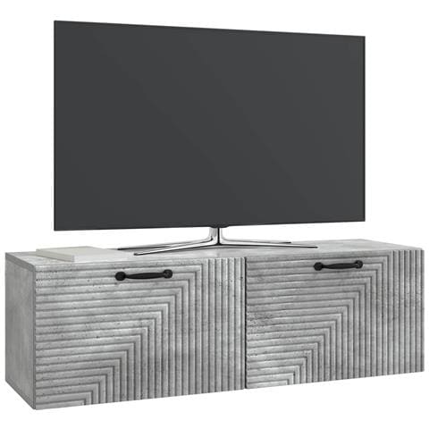 Mobile Porta TV da Muro Grigio Cemento 98 x 31 x 30 cm - Foto 2