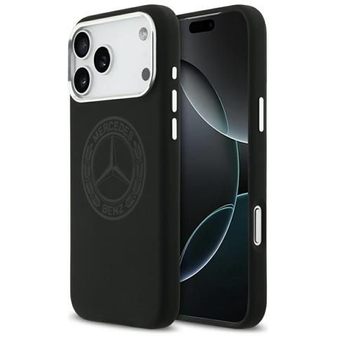 Custodia Iphone 17 Pro Max Mercedes In Silicone Nera - Una Scelta Elegante - Foto 1
