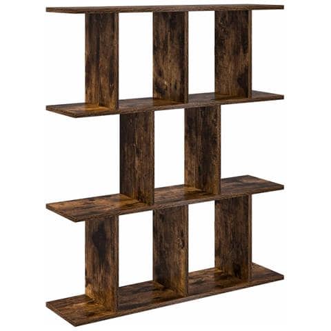 Scaffale da parete Rovere Fumo 102 x 20 x 96 cm - Foto 1