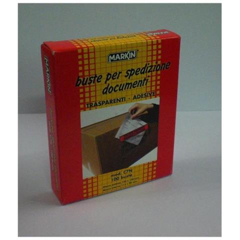 Busta Adesiva Trasparente Plastica 11.3 x 9 cm 335C7N - Foto 1