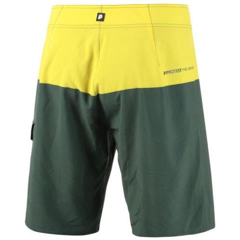 Costume Uomo Boardshort Jaguar 32 Verde Giallo - Foto 2