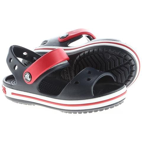 Scarpe Crocband Sandal Kids Navyred 12856485 Taglia 28 Colore Rosso - Foto 1
