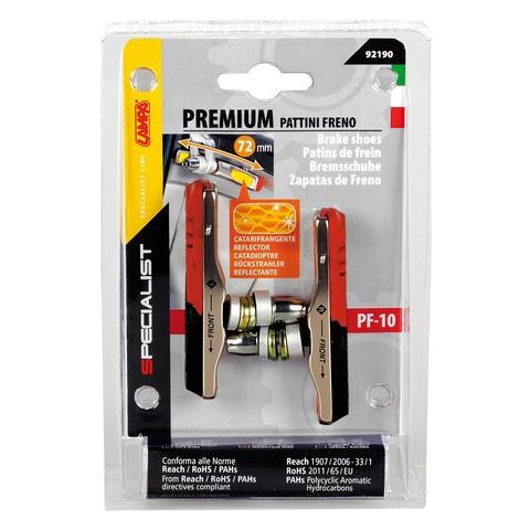 Pf-10 Premium Pattini Freni Bici 72mm Cantilever V-brake 92190 - Foto 12