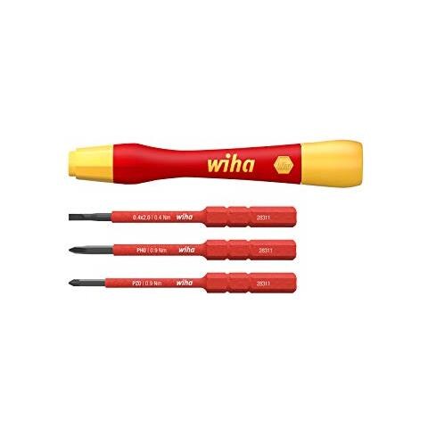 43167 Cacciavite fine, Rosso / giallo, 4 Pz - Foto 1