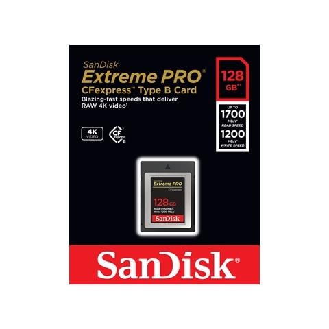 Scheda di Memoria CompactFlash Extreme Pro 128 GB Velocità 1700 MB / s - Foto 4