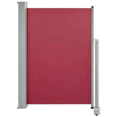 Tenda Laterale Retrattile Per Patio 120x300 Cm Rossa - Foto 1