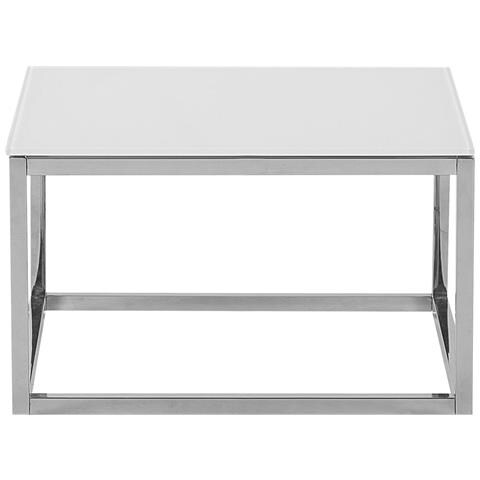 Set Di 2 Tavolini Da Caffé Bianco / argento Brea - Foto 17