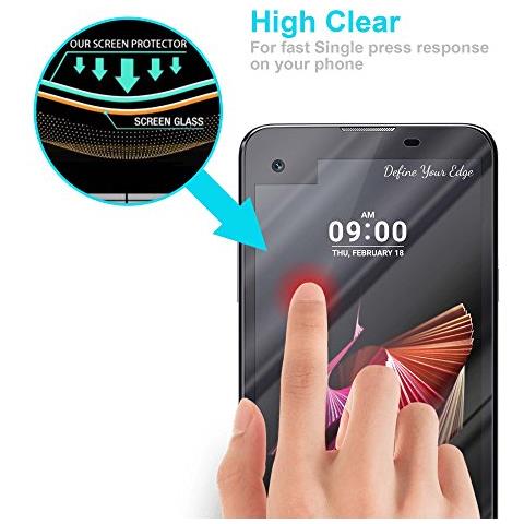 Pellicola Di Armatura Compatibile Con Lg X Screen In Elevata Trasparenza - Vetro Temperato (tempered) Di Protezione Del Display In Durezza 9h Con 3d Touch - Foto 2