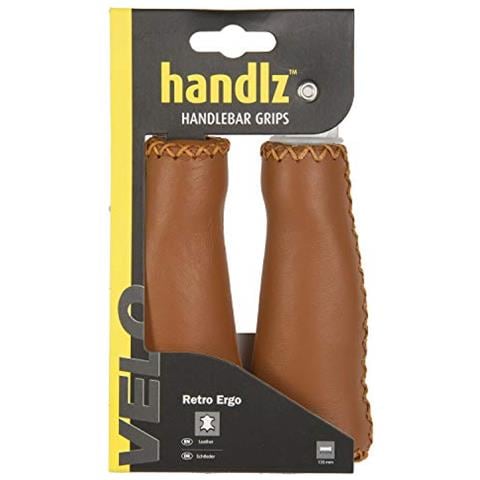 Retro Ergo, Manico A Vite In Vera Pelle Unisex-adulto, Marrone, 135 Mm - Foto 3