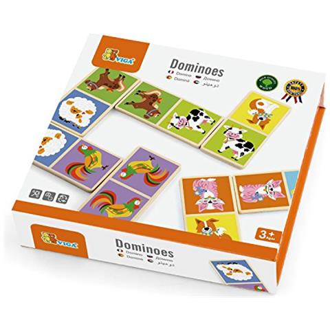 --51306-domino, Motivo: Animali Della Fattoria, Multicolore, 51306 - Foto 1