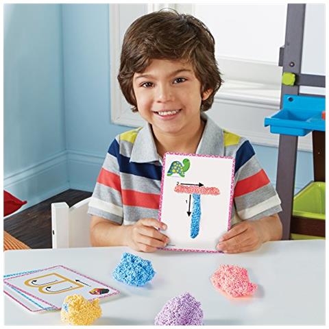 Approfondimenti Educativi Playfoam Forma E Impara Alfabeto Set Non Tossico, Non Si Asciuga Mai I Bambini In Età Prescolare Praticano Il Riconoscimento E La Formazione Delle Lettere Perfetto Dai 3 Anni In Su - Foto 2