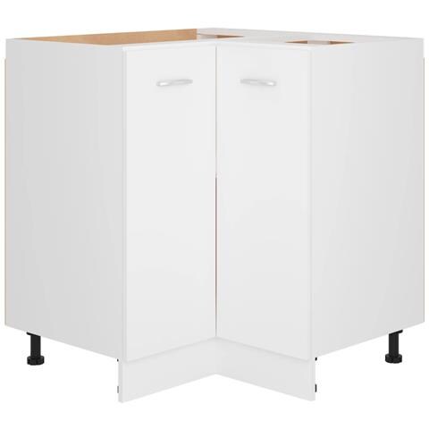 Armadio Angolare “Lyon” Bianco 75,5x75,5x81,5 cm - Foto 1